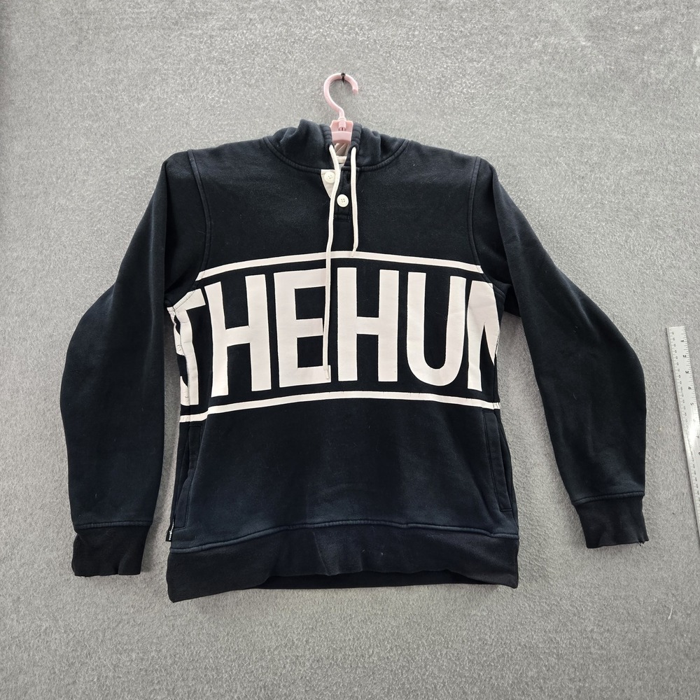 The Hundreds Hoodie Black Block Letters Logo Long Sleeve READ